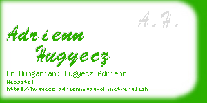 adrienn hugyecz business card